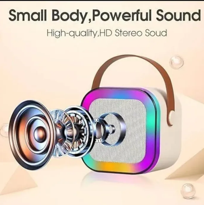 K12 Bluetooth Speaker with Mini Wireless Karaoke_img_2