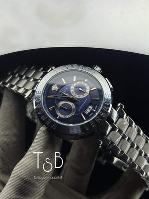 Versace Silver Bidy Blue Dial Semi AAA Grade_img_0