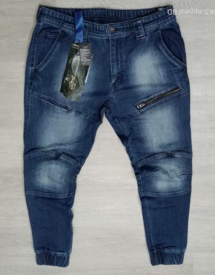 Mens Original Authentic Denim Cargo cuffed joggers.