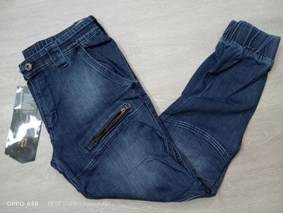 Mens Original Authentic Denim Cargo cuffed joggers._img_3