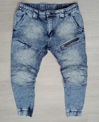 Mens Original Authentic Denim Cargo cuffed joggers._img_4