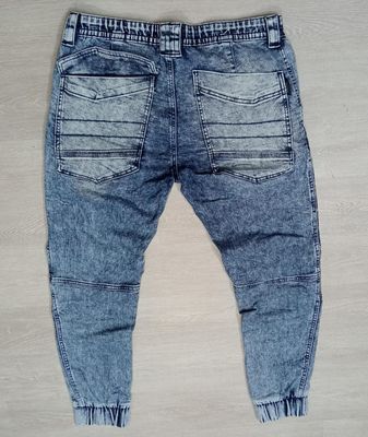 Mens Original Authentic Denim Cargo cuffed joggers._img_5