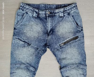 Mens Original Authentic Denim Cargo cuffed joggers._img_6