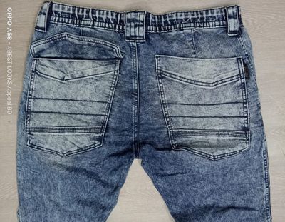 Mens Original Authentic Denim Cargo cuffed joggers._img_7