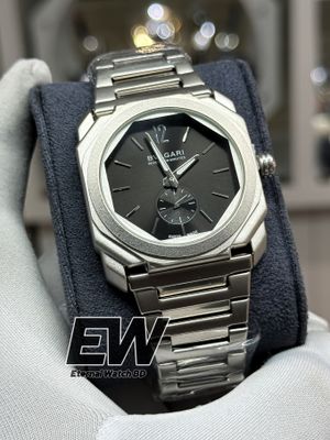 BVLGARI CHAIN 60SEC BLACK DIAL MATTE BODY_img_0