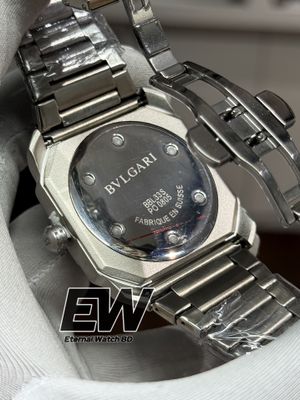 BVLGARI CHAIN 60SEC BLACK DIAL MATTE BODY_img_1