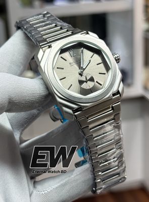 BVLGARI CHAIN 60SEC BLACK DIAL MATTE BODY_img_5