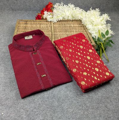 Premium Couple Set ( Panjabi + Jamdani Saree ) ✨_img_2