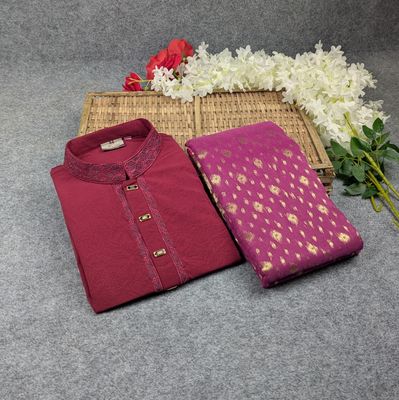 Premium Couple Set ( Panjabi + Jamdani Saree ) ✨_img_7