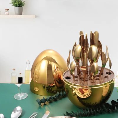 Egg themed 24 piece Cultery Set_img_2