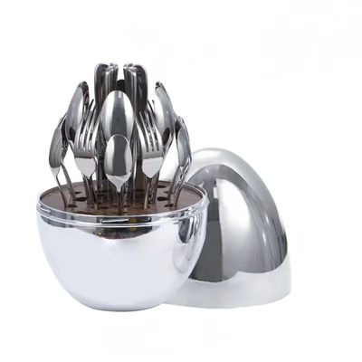 Egg themed 24 piece Cultery Set_img_3