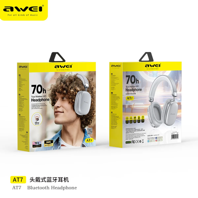 Awei AT7 Bluetooth wireless headphone stereo surround speaker with microphone headset_img_2
