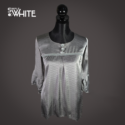 Silver Lining with Satin Silk Fabric_img_0