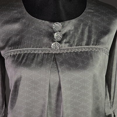 Silver Lining with Satin Silk Fabric_img_1