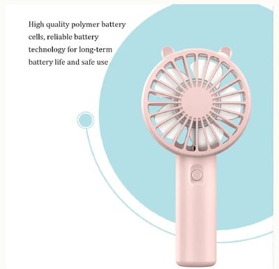 Handheld USB Rechargeable Desk Small Cooling Fan S14-F1200_img_1