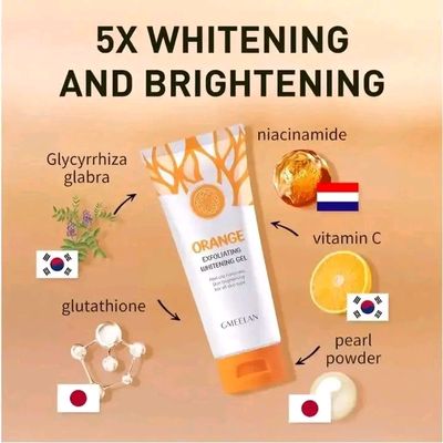 GMEELAN Orange Exfoliating Whitening Gel Scrub_img_0