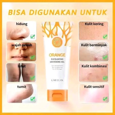 GMEELAN Orange Exfoliating Whitening Gel Scrub_img_2