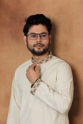 Golden Elegance Embroidered Panjabi_img_0