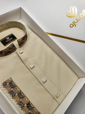 Golden Elegance Embroidered Panjabi_img_1