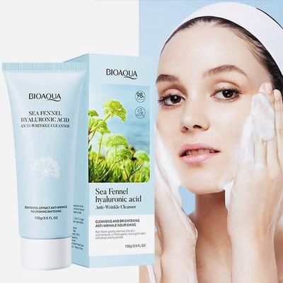 BIOAQUA Sea Fennel Hyaluronic Acid Anti-Wrinkle Cleansing Facial Cleanser –_img_0