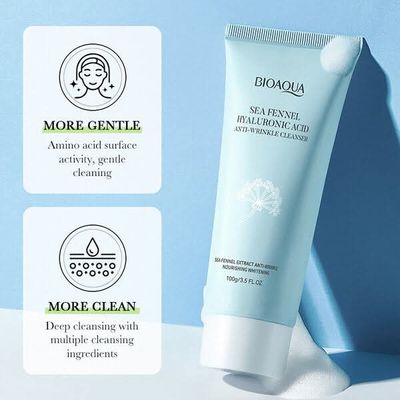 BIOAQUA Sea Fennel Hyaluronic Acid Anti-Wrinkle Cleansing Facial Cleanser –_img_1