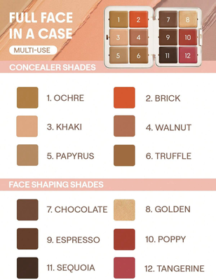 Sheglam All About That Face Multifunctional Face Palette-Mocha Sculpt_img_3