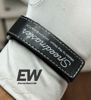 OMEGA X SWATCH BELT MISSON TO MOON GREY/BLACK_img_2