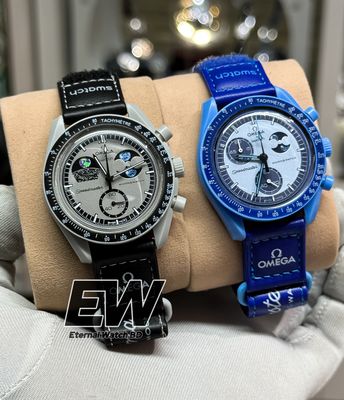 OMEGA X SWATCH BELT MISSON TO MOON GREY/BLACK_img_3