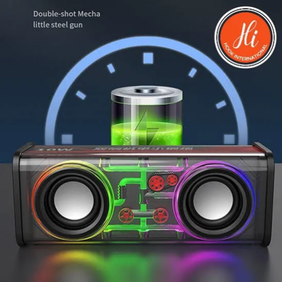 Transparent RGB Light Bluetooth 5.0 Portable Wireless Speaker_img_3