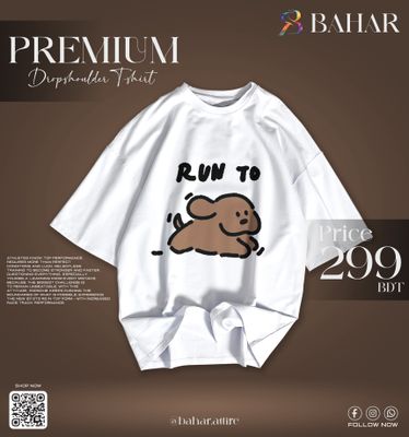 Drop Shoulder T-Shirt (Run to Puppies)_img_3