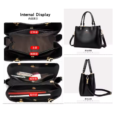 Luxury Vintage Soft Leather Handbag for Women_img_4