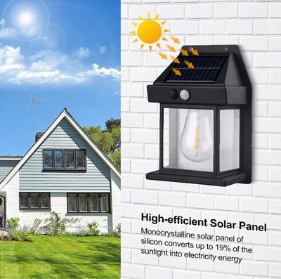 Outdoor Solar Wall Lamp Wall Light Villa Lighting Night Light_img_0