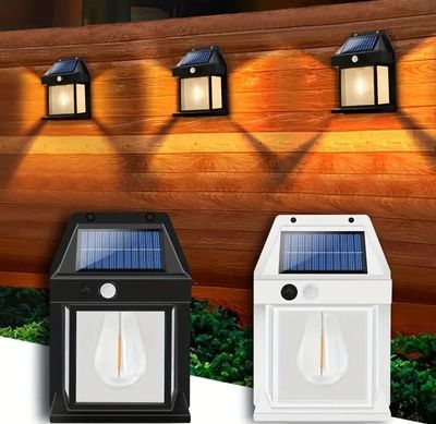 Outdoor Solar Wall Lamp Wall Light Villa Lighting Night Light_img_2