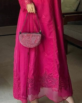 Hot pink Stitch Dress ♥️_img_6