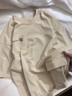 beige pocket dropshoulder tshirt_img_3