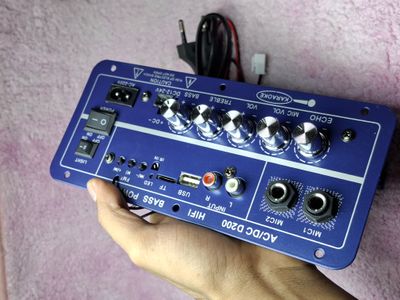 D200 50W+50W Mini Digital Power Mixer Heavy Amplifier_img_2