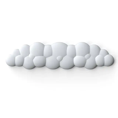 Wrist Rest - Cloud Shape - White_img_0
