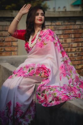 Monohor Digital Print Half Silk Saree_img_7