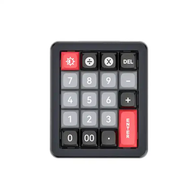 K812 19 Key Hot swappable Gasket Mount Aluminium Wired Macro RGB Keyboard_img_0