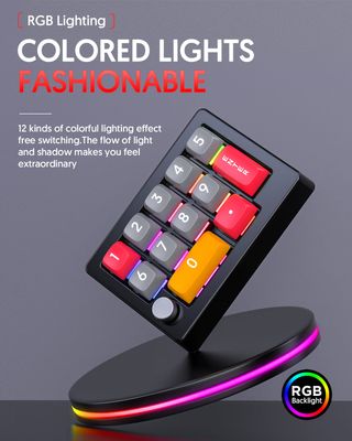 K808 12 Key Hot swappable Wired Macro RGB Keyboard_img_0