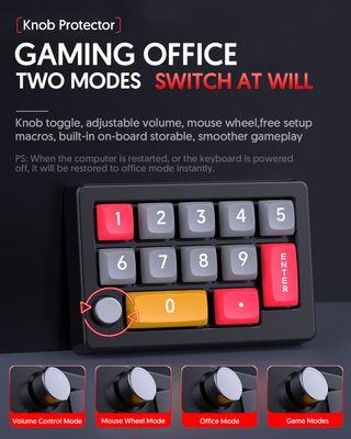 K808 12 Key Hot swappable Wired Macro RGB Keyboard_img_2