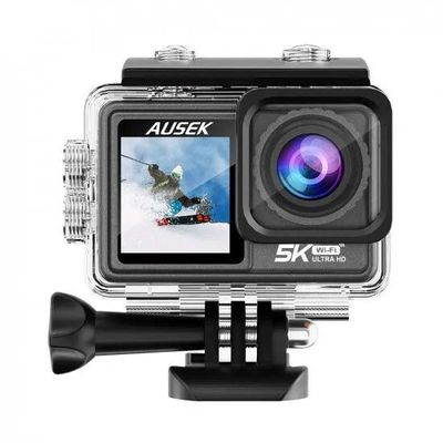 Ausek AT-S81TR Waterproof Dual Display 5K Action Camera With Filter_img_3