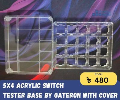5x4 Acrylic Switch Tester Base with Cover by Gateron_img_0