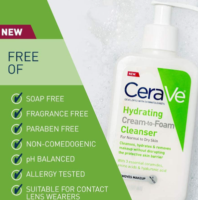 CeraVe Hydrating Facial Cleanser, 20ml_img_2