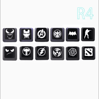 R4 ABS Backlit Keycaps- Set of 12 Keys_img_1