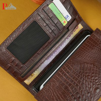 Deep Brown Long Wallet_img_1