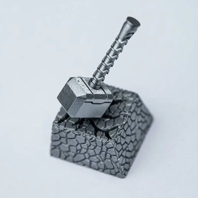 2In1 Resin Thor Hammer Backlit Artisan Keycaps_img_3