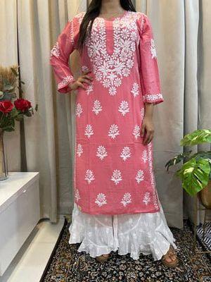 Embroidery Gharara Kameez Set_img_0