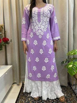 Embroidery Gharara Kameez Set_img_1