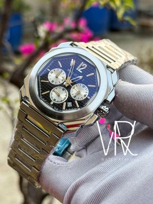 BVLGARI CHAIN BLACK WAFFLE DIAL WHITE SUB_img_0